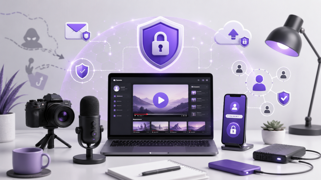 Title Image: Cybersecurity Strategies to Secure Your YouTube Business; Attack Surface Unknown
