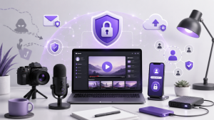 Title Image: Cybersecurity Strategies to Secure Your YouTube Business; Attack Surface Unknown