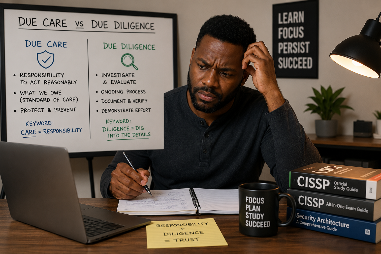 Title Image: Why I Keep Getting Due Diligence and Due Care Mixed Up ; Attack Surface Unknown